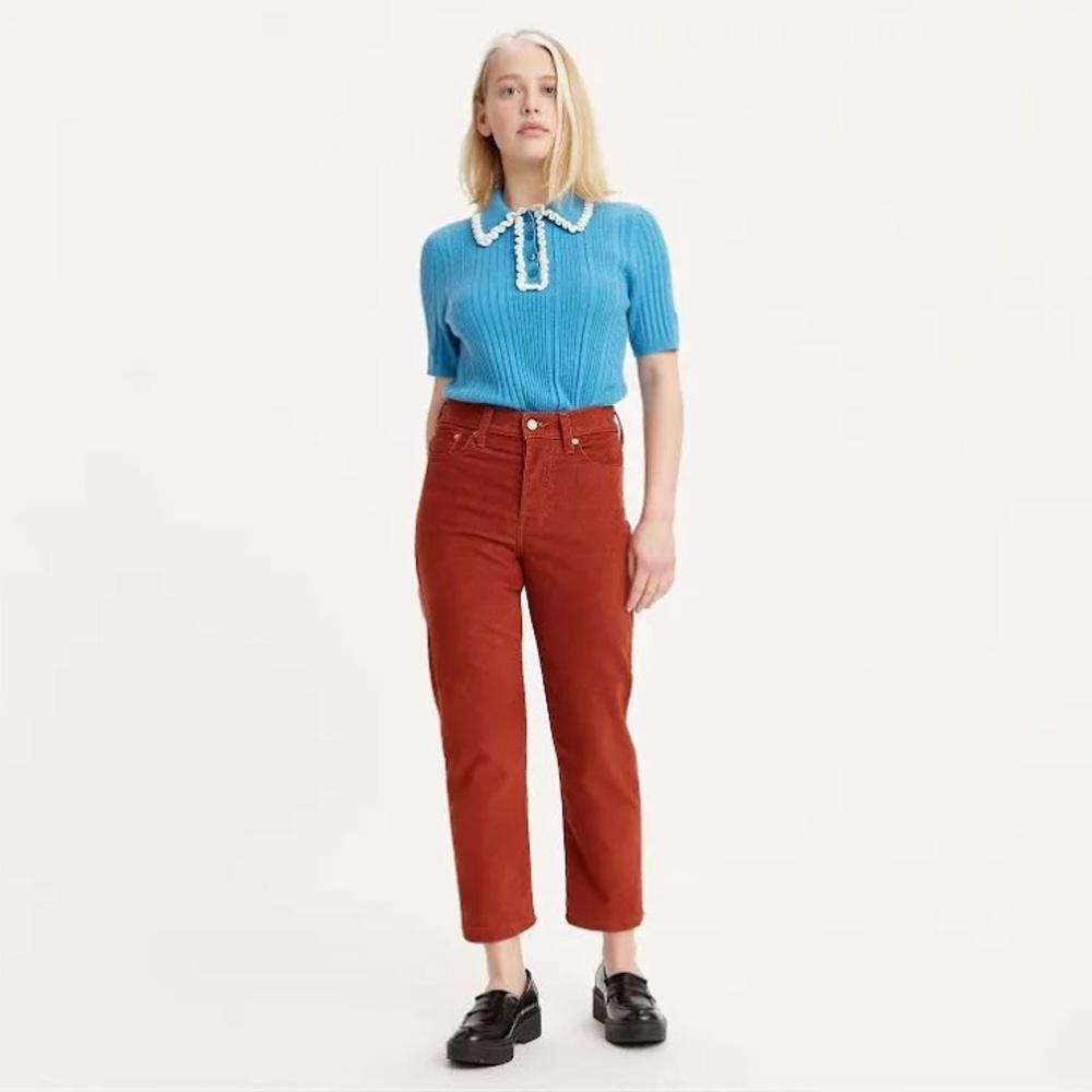 Levi’s Wedgie Straight Jeans Cherry Mahogany 27